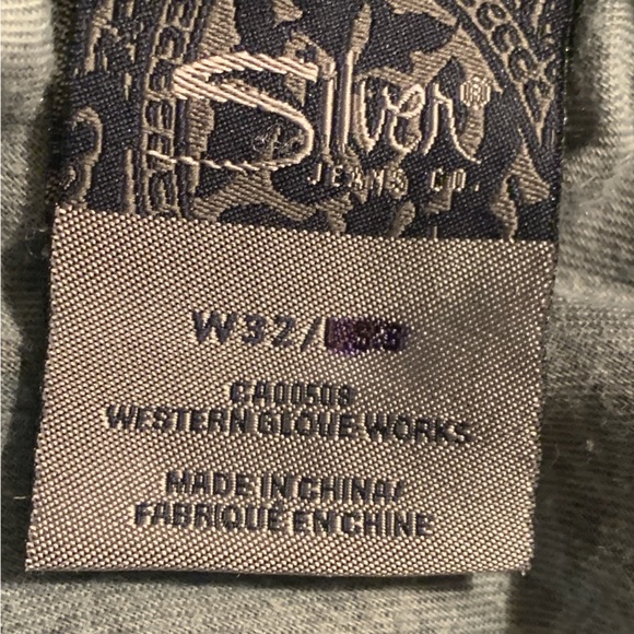 Silver Aiko Bootcut Jeans Sz 32 x 29 - Picture 6 of 7